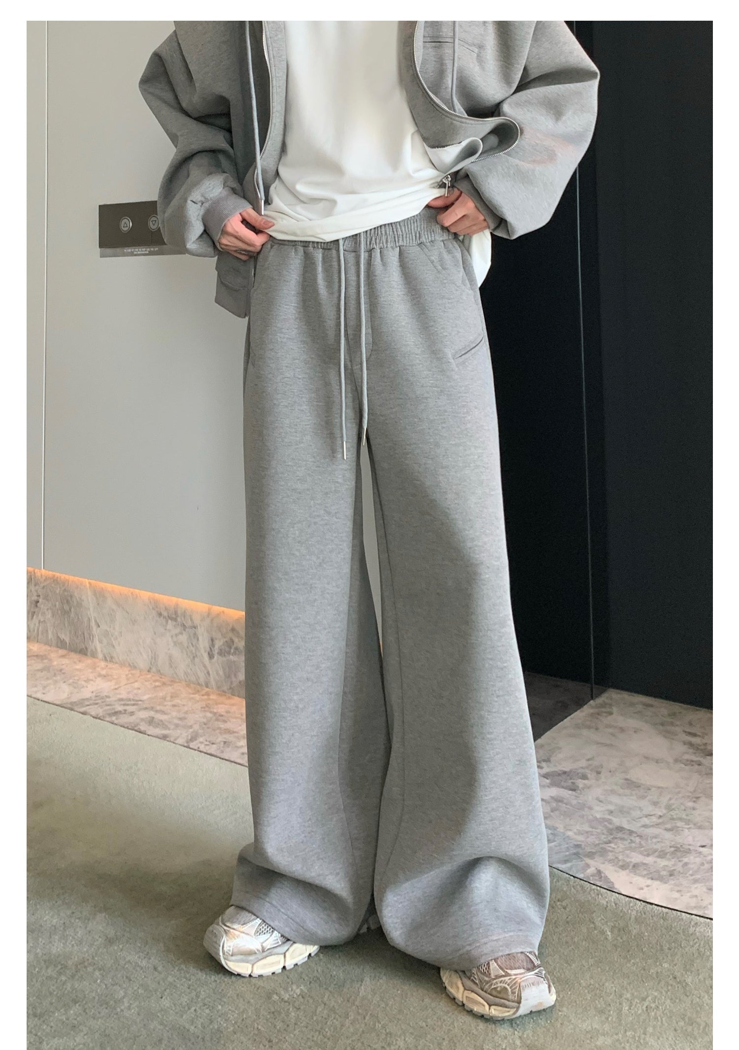 Drawstring sweatpants - The Korean Fashion