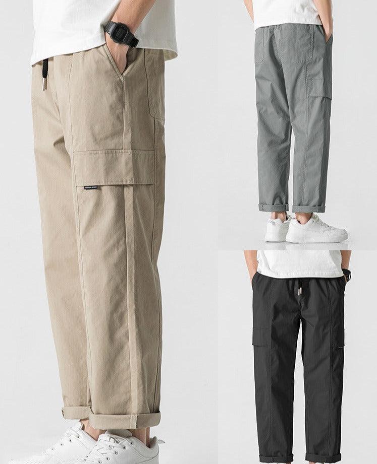 Loose-fit Drawstring Cargo Pants – The Korean Fashion