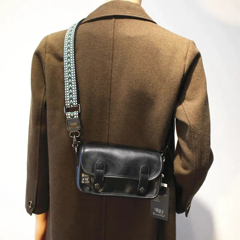 PU Leather Shoulder Bag - The Korean Fashion Brown
