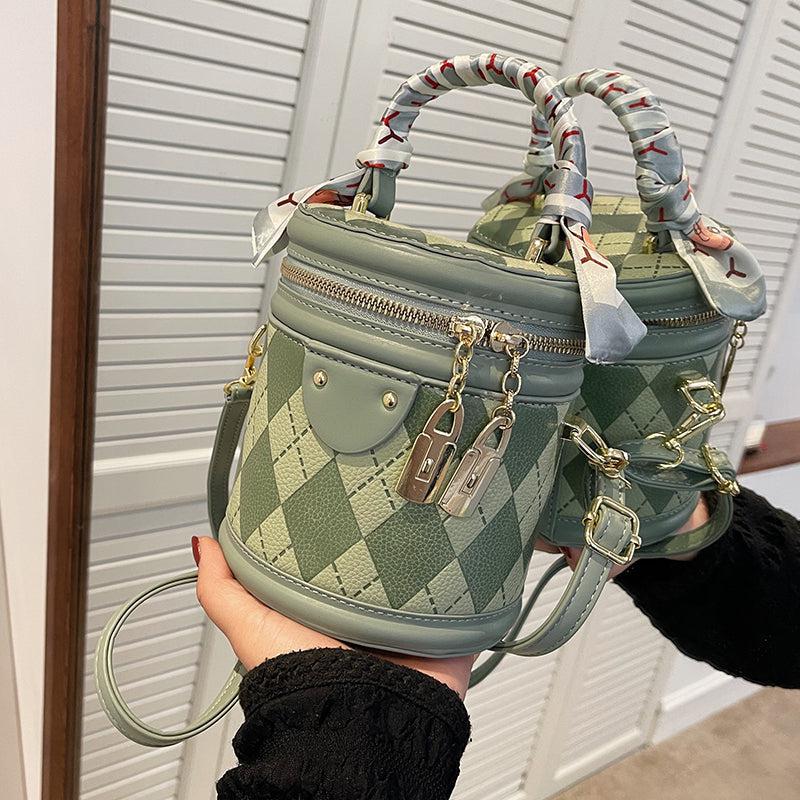 Plaid Design Bag - The Korean Fashion