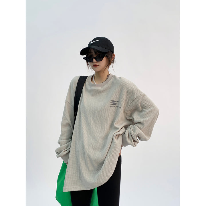 Oversized Text Graphic Sweater