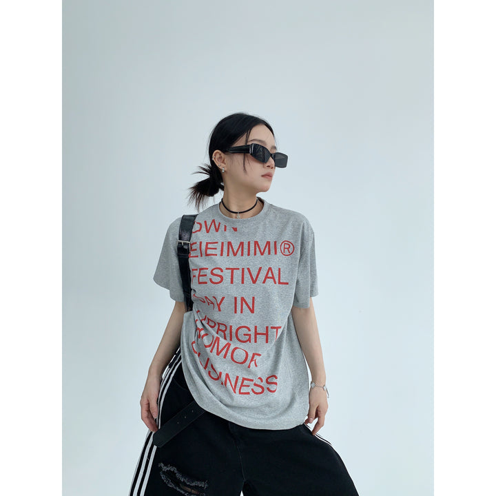 Loose-fitting Letter Print T-shirt