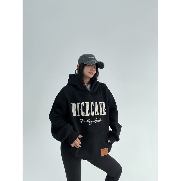 Front Pocket Design Oversized Hoodie-The Korean Fashion