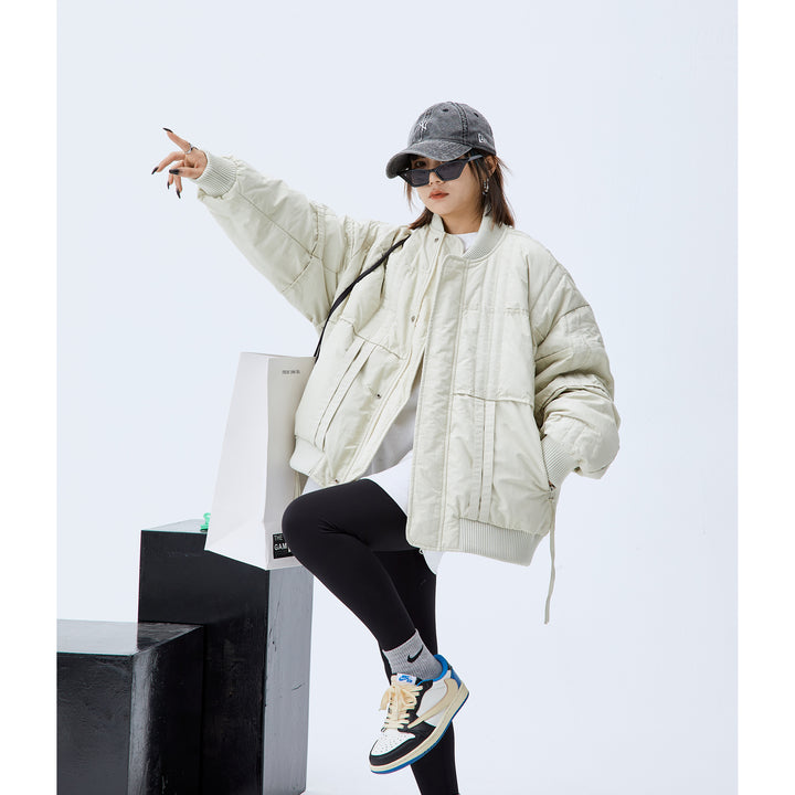 Insulated Oversized Down Jacket-The Korean Fashion