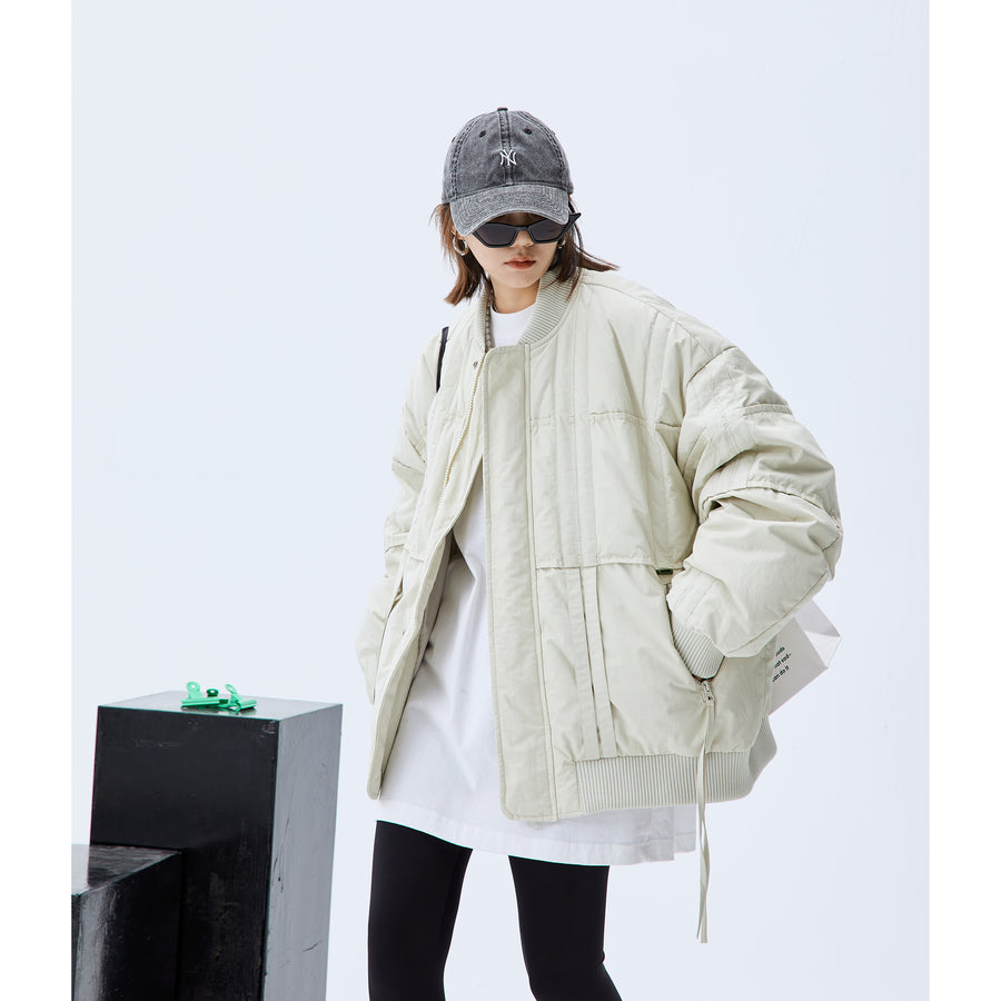 Insulated Oversized Down Jacket-The Korean Fashion