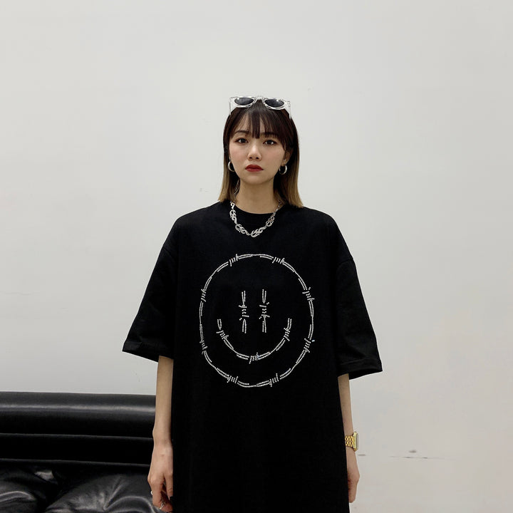 Graphic Oversized T-Shirt-The Korean Fashion