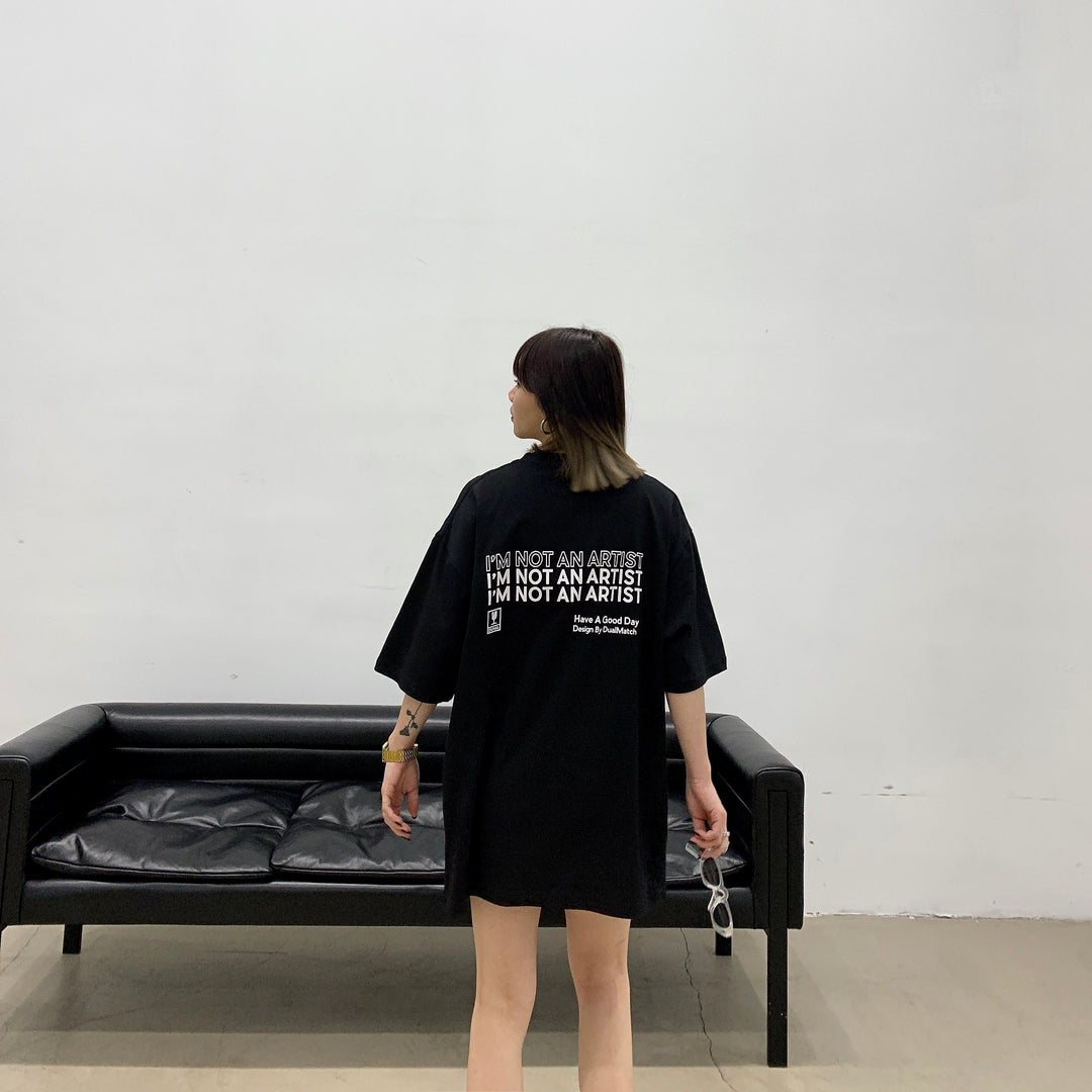 Graphic Oversized T-Shirt-The Korean Fashion