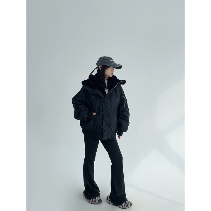 Casual Hooded Winter Jacket-The Korean Fashion