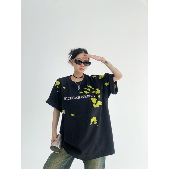 Graphic Print T-shirt-The Korean Fashion