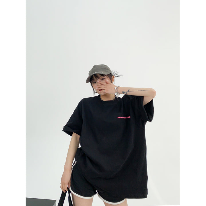 Casual Graphic Oversized T-Shirt-The Korean Fashion