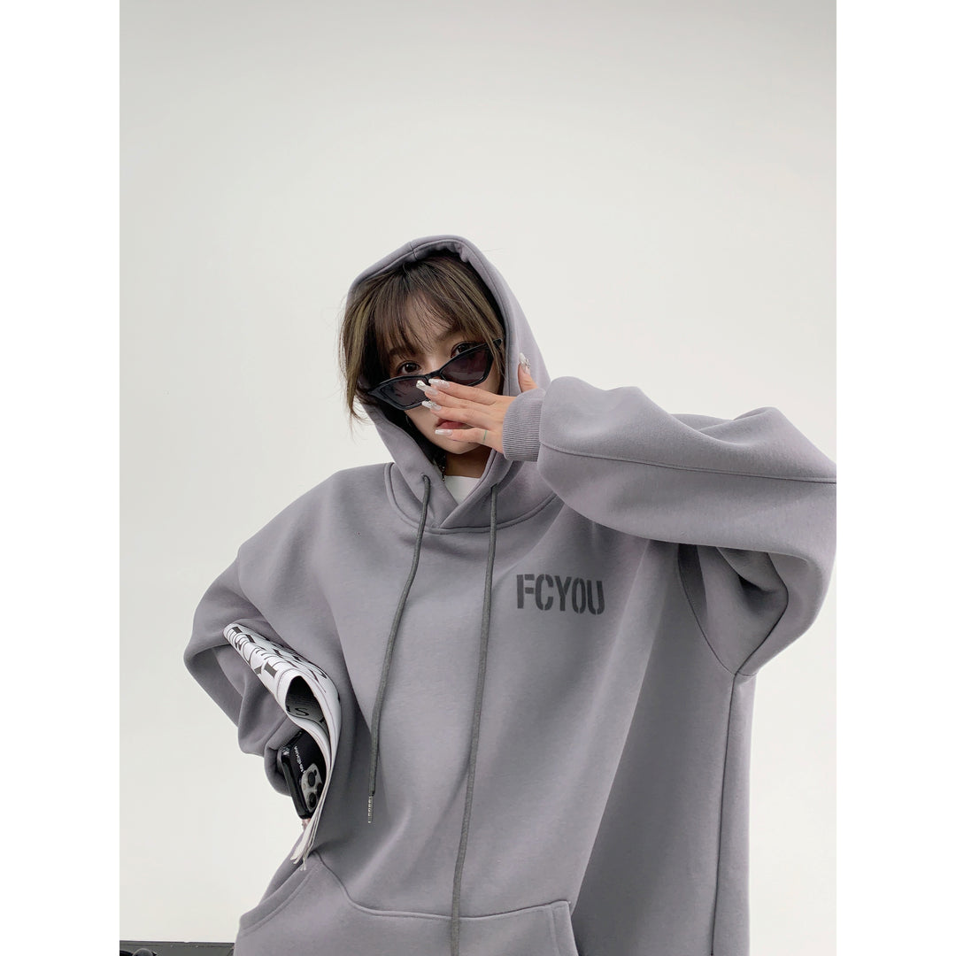 Oversized Graphic Hoodie-The Korean Fashion