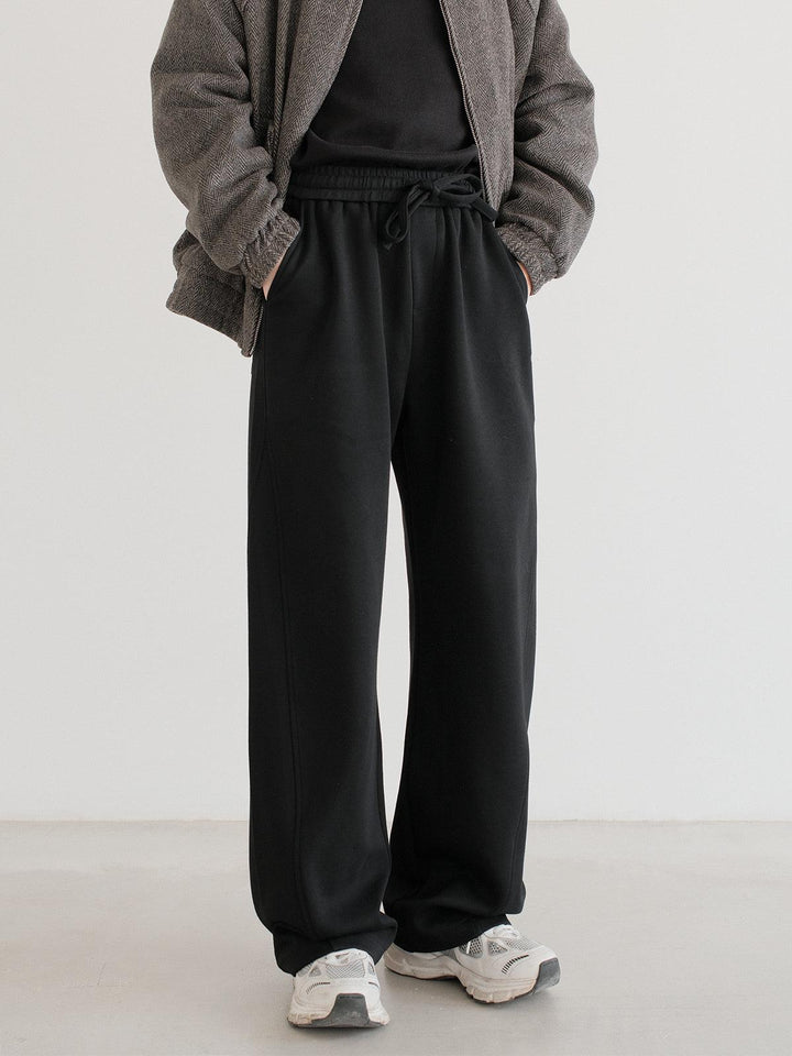 Wide-Leg Scimitar Sweatpants