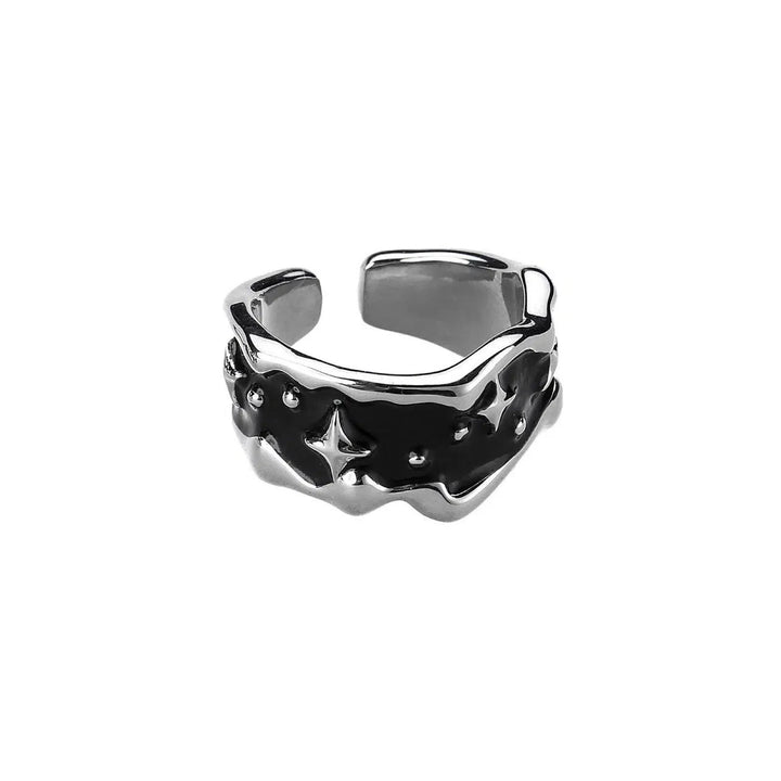 Abstract Metal Design Finger Rings