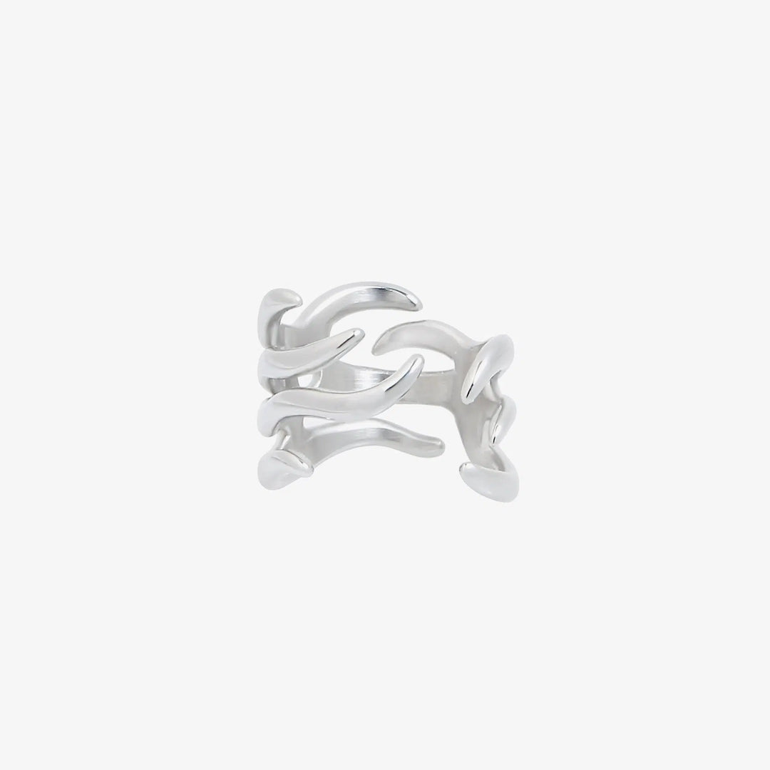 Abstract Wave Design Ring