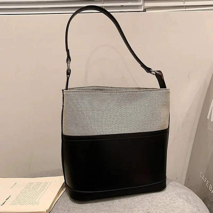 Adjustable Strap Bucket Shaped Bag