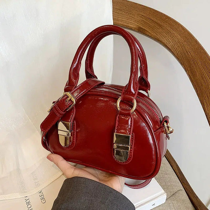 Adjustable Strap Mini Satchel Handbag