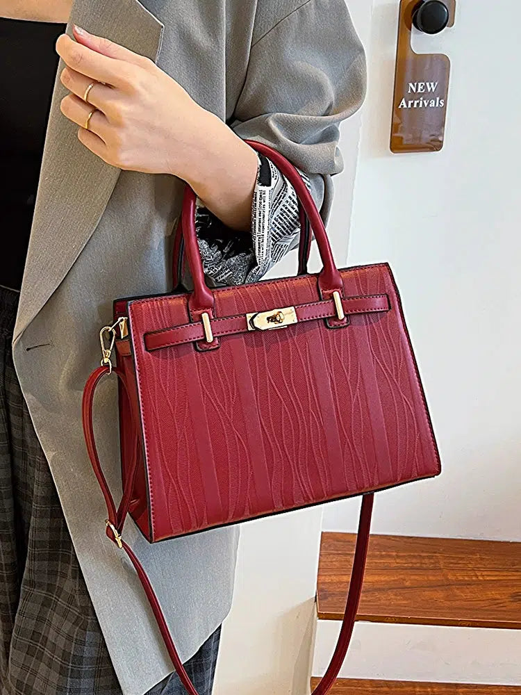 Adjustable Strap Shoulder Handbag