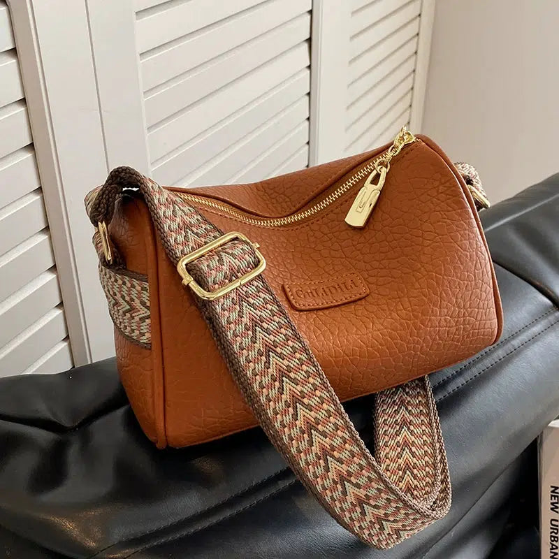 Adjustable Strap Stylish Barrel Bag