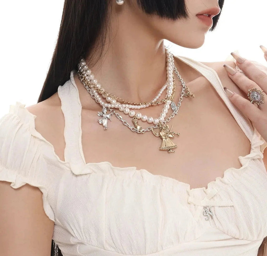 Angel Pearl Necklace