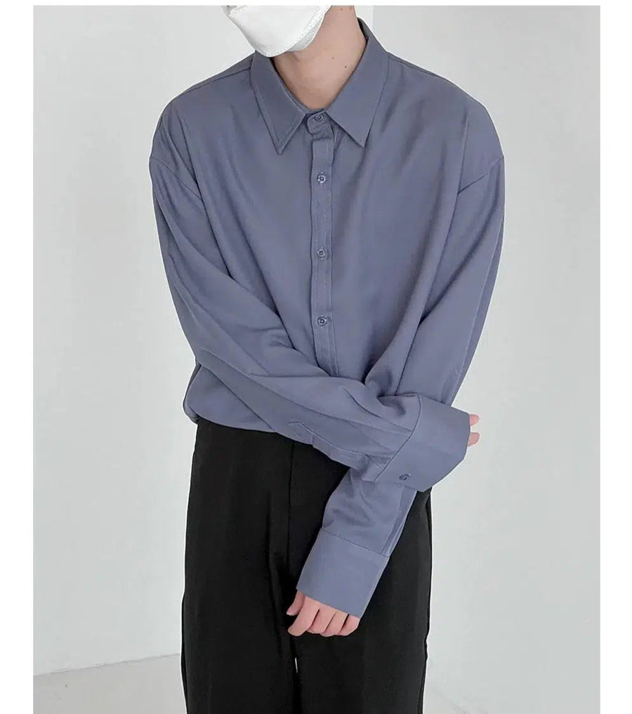 Anti-wrinkle Drape Shirt