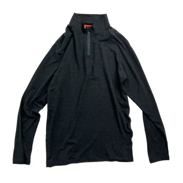 Athletic Quarter-Zip Collar Slim Shirt