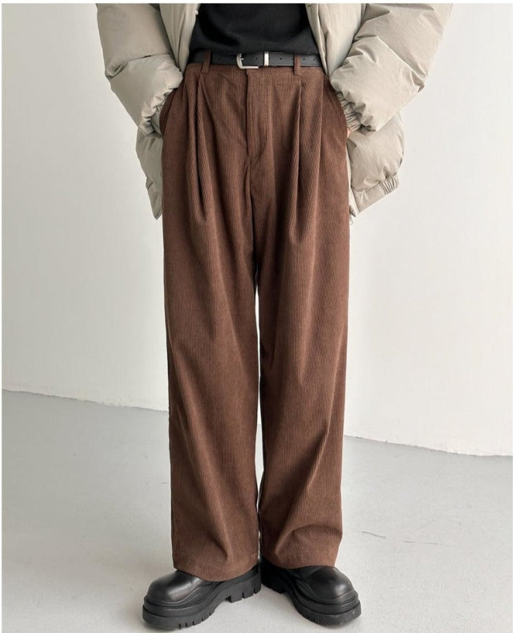 Autumn Casual Corduroy Pants Straight