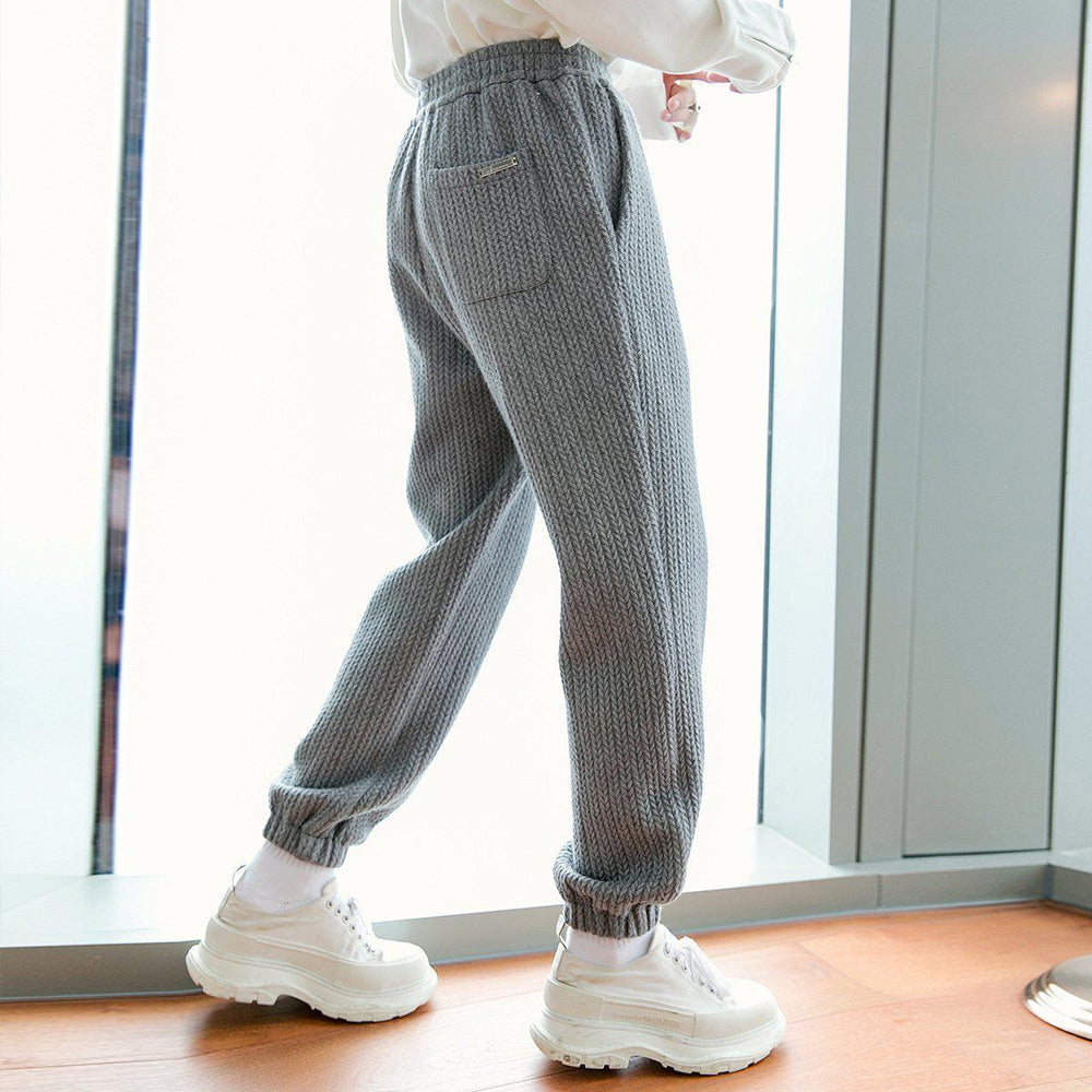 Autumn and Winter Thick Jogger Pants