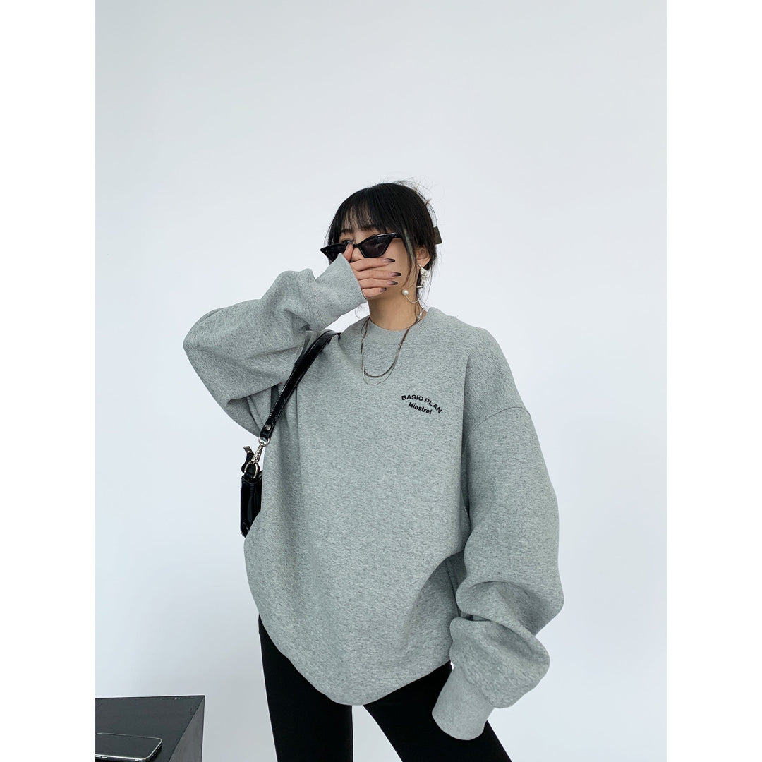 Back Print Oversized Sweatshirt