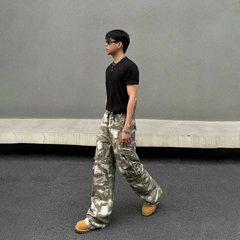 Baggy Camouflage Cargo Pants