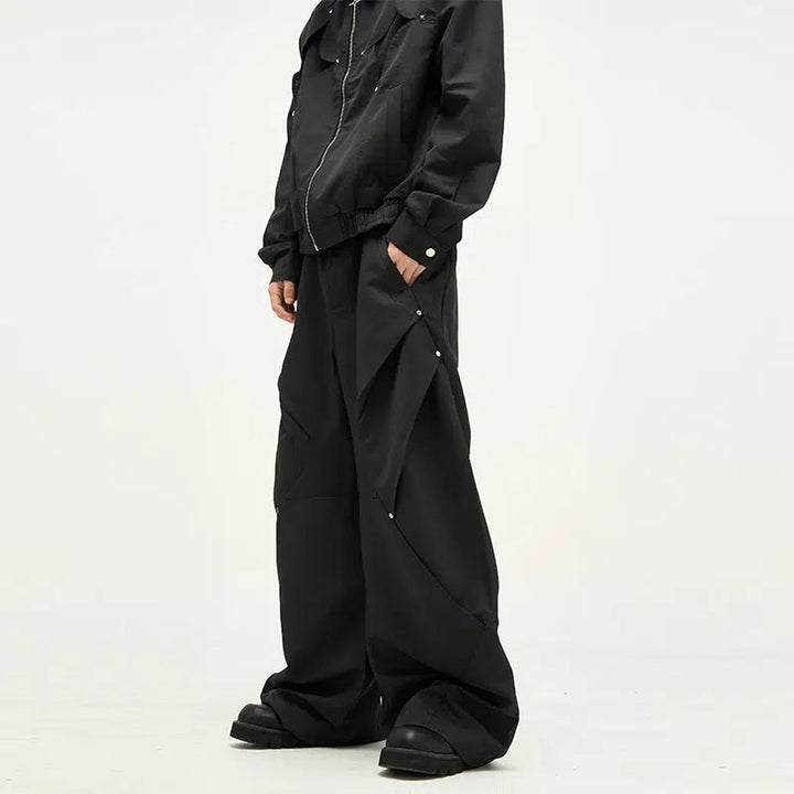 Baggy Cargo Overalls Pants