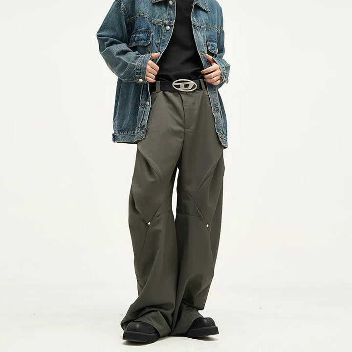 Baggy Cargo Overalls Pants