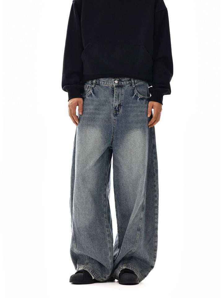 Baggy Wide-Leg Denim Pants