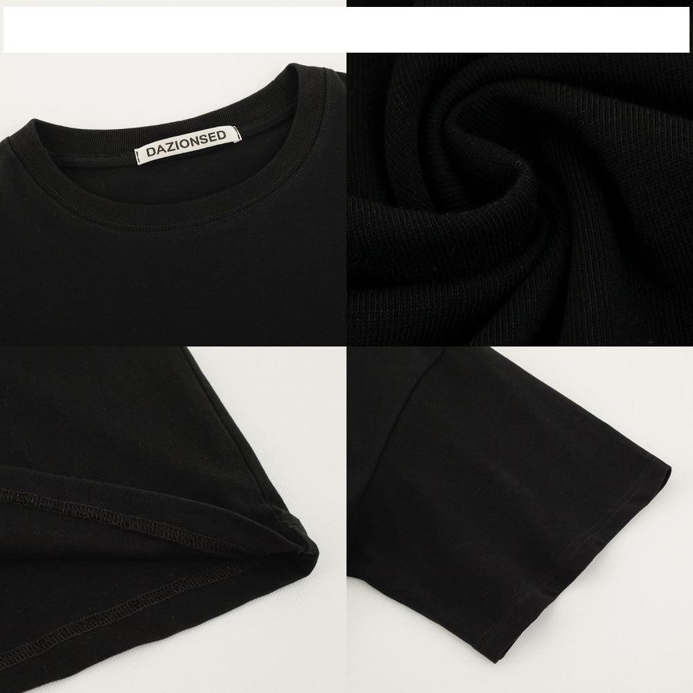 Basic Round Neck Cotton T-shirt