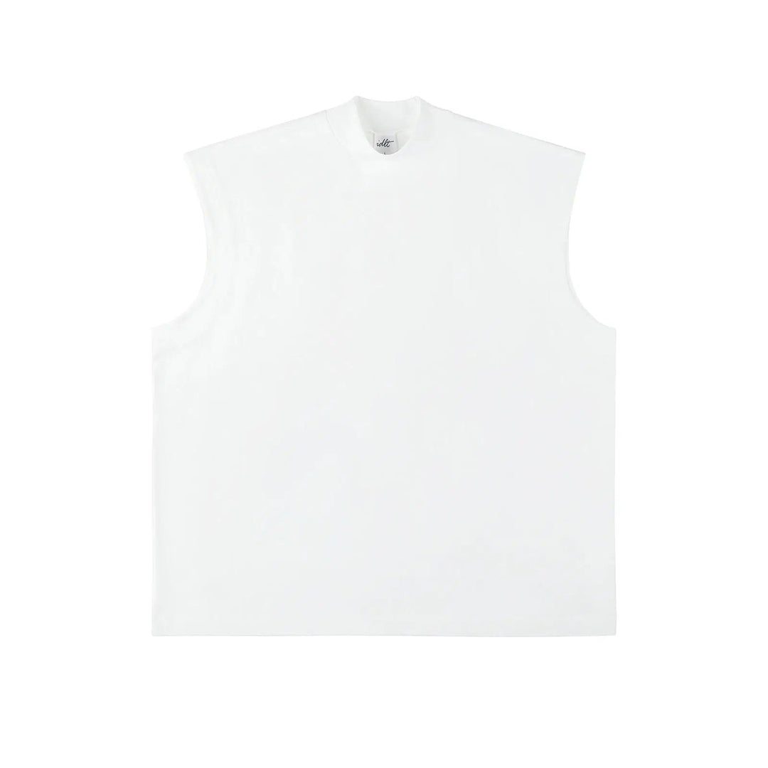 Basic Solid Color Sleeveless Vests