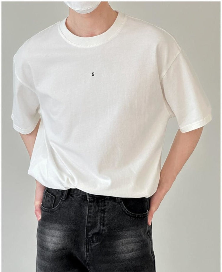 Basic Thin Round Neck T-Shirt