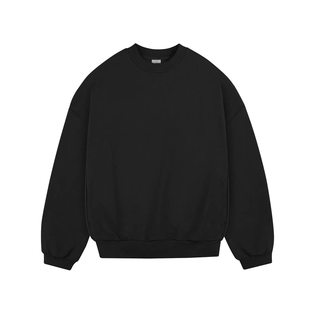 Basic Washed Drop Shoulder Sweatshirt