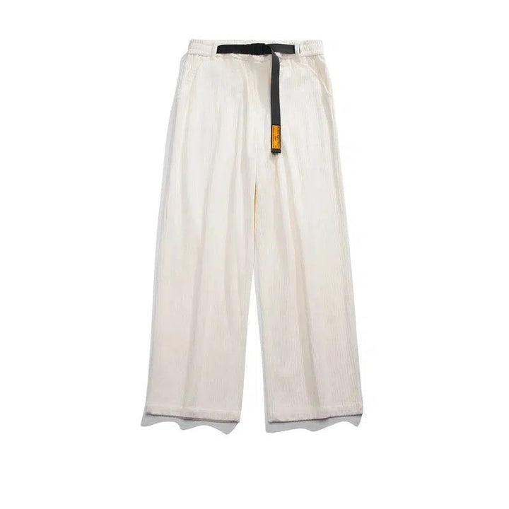 Belt Corduroy Pants