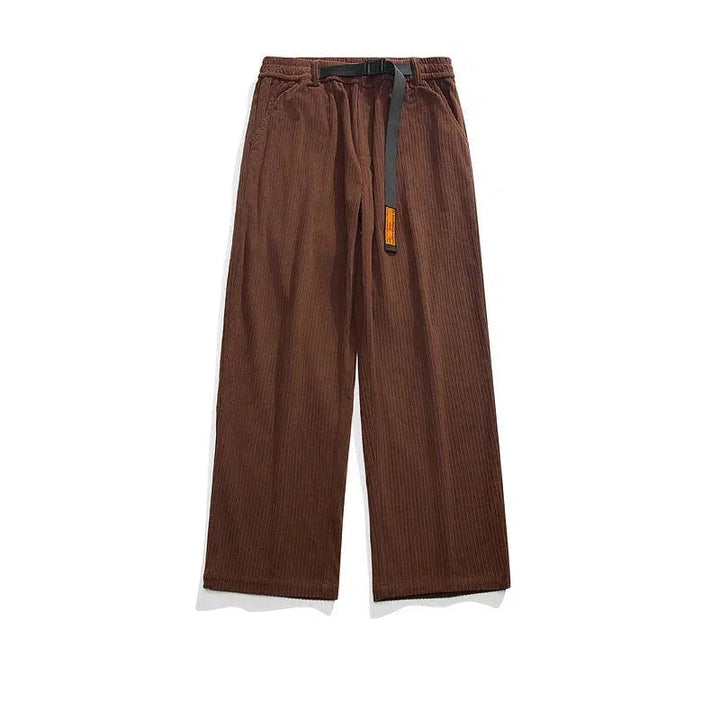 Belt Corduroy Pants