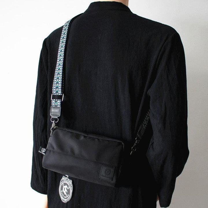 Black Canvas Crossbody Bag