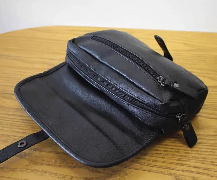 Black Crossbody Leather Bag