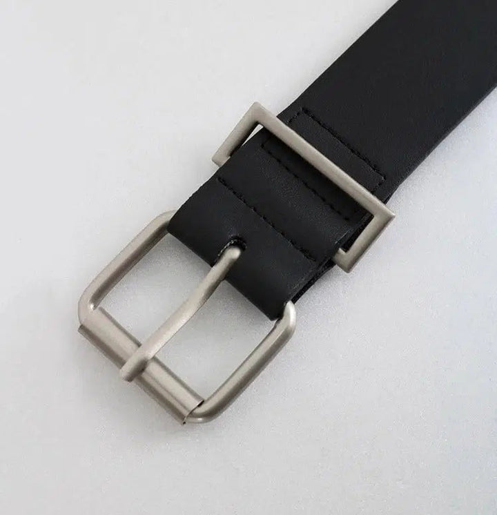 Black Leather Belt