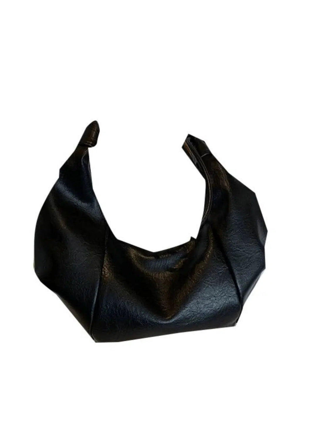 Black Leather Shoulder Bag