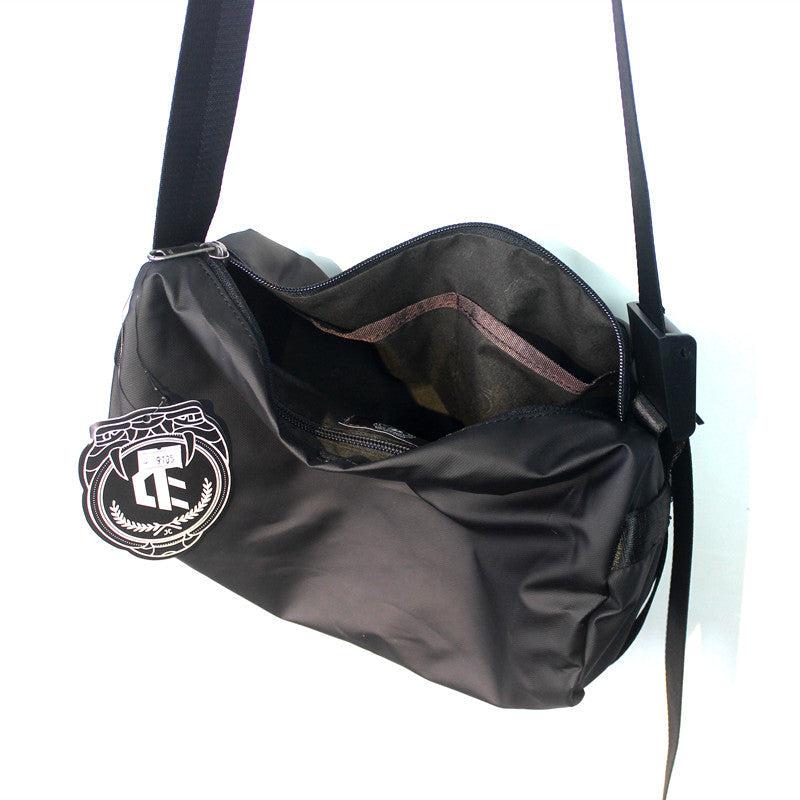 Black Nylon Crossbody