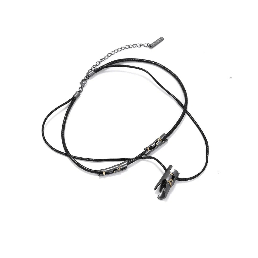 Black Rope Necklace