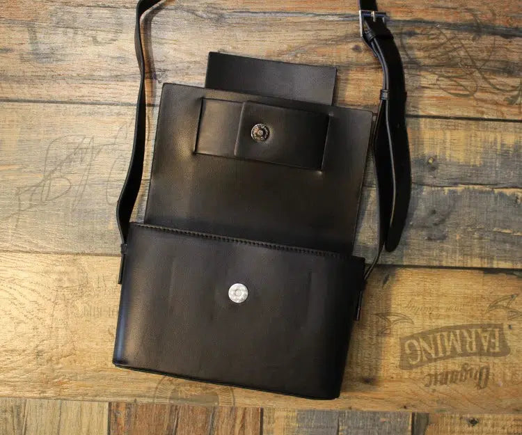 Black Small Flap Crossbody Bag