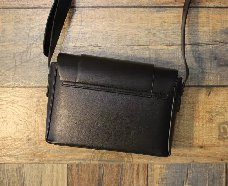 Black Small Flap Crossbody Bag