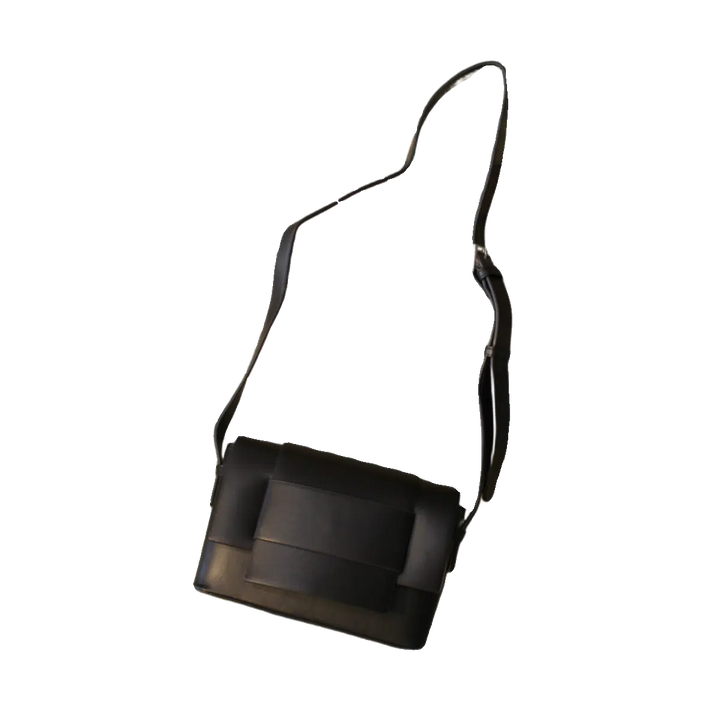 Black Small Flap Crossbody Bag