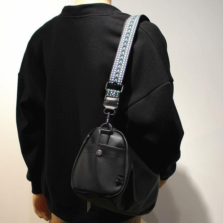 Black Soft Leather Crossbody Bag