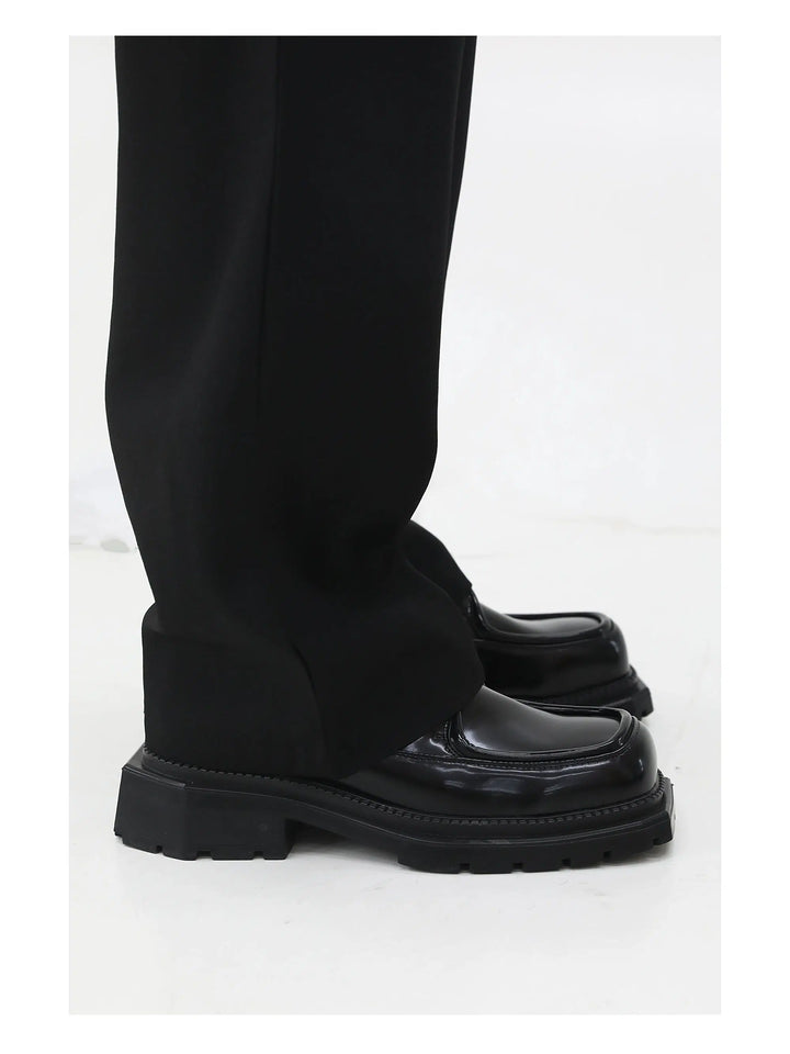 Black Square Toe Dress Shoes