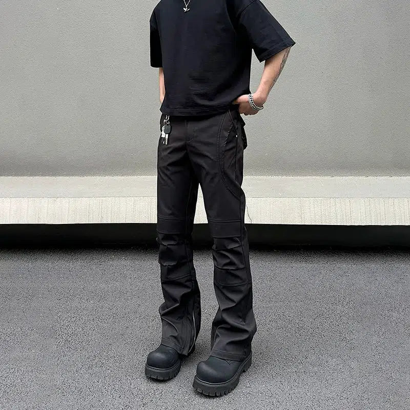 Black Waterproof Cargo Pants